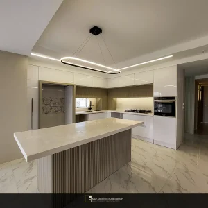 طراحی آشپزخانه، نصب کابینت و جزیره