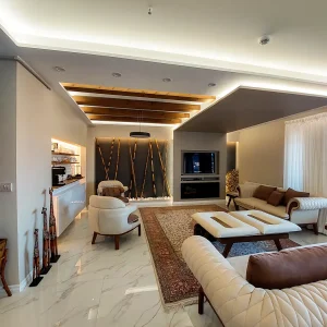 چیدمان پذیرایی پس از طراحی داخلی