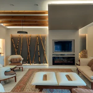 چیدمان پذیرایی پس از طراحی داخلی
