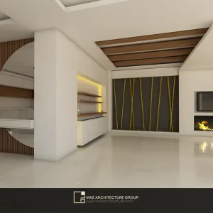 طراحی داخلی و رندر منزل مسکونی