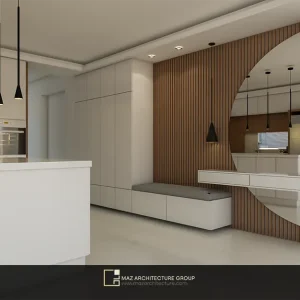 طراحی داخلی و رندر منزل مسکونی